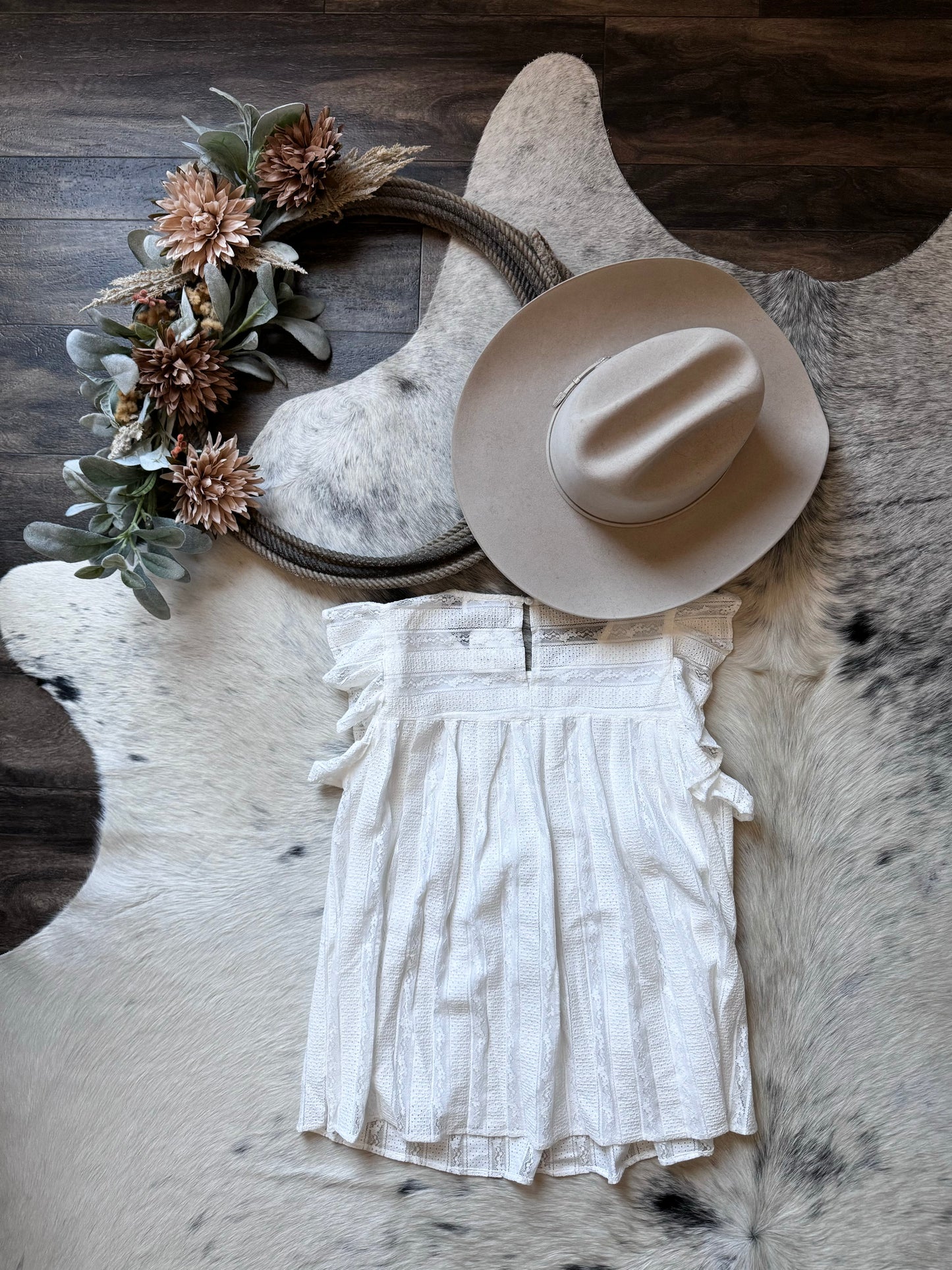 Bailey Ruffled Tank Top