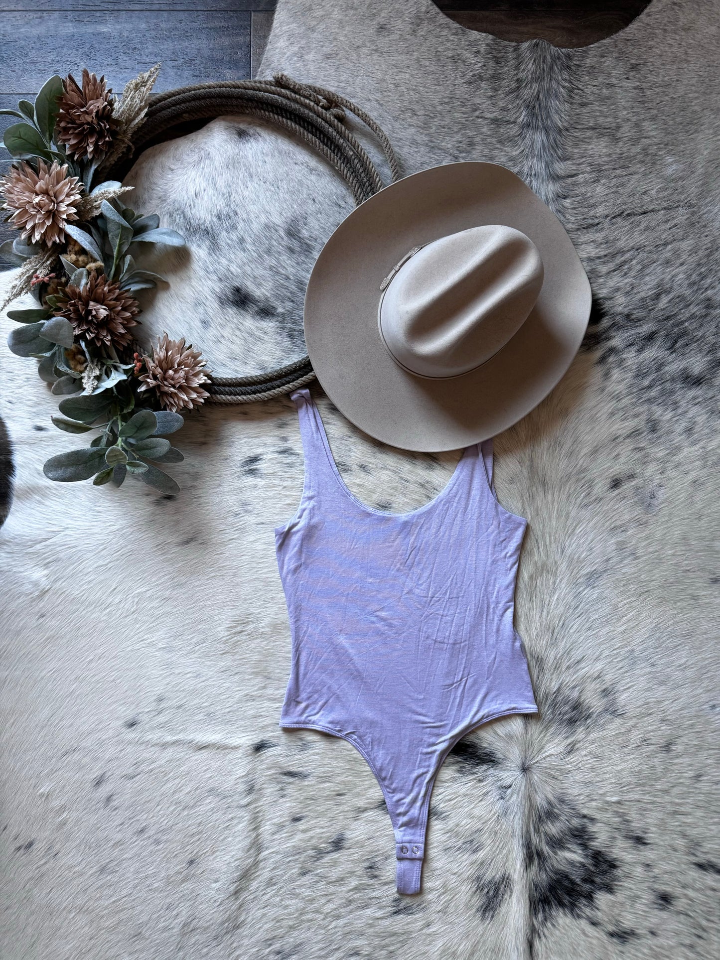 SCOOP Neck Tank Bodysuit