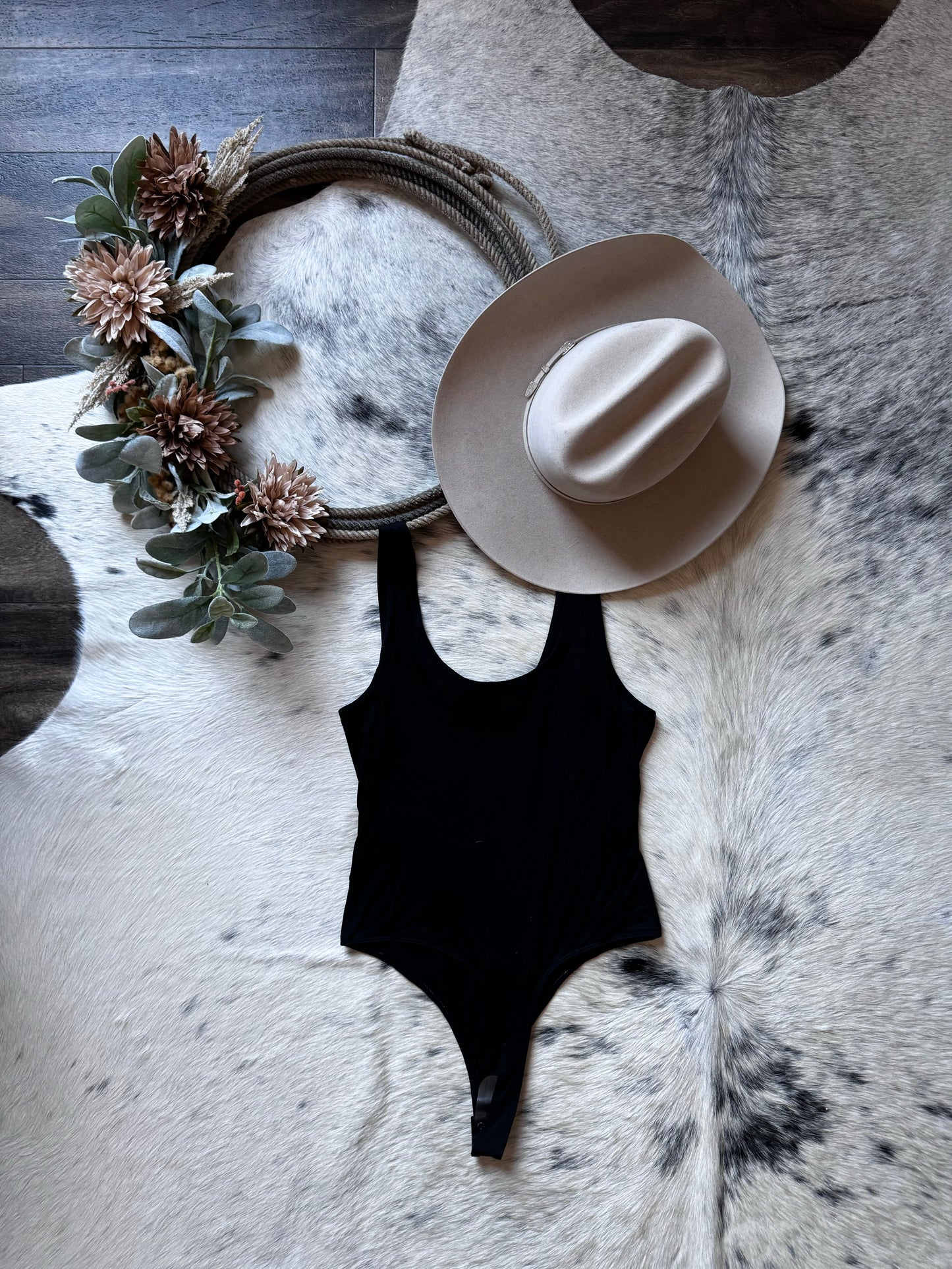 SCOOP Neck Tank Bodysuit