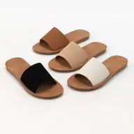 Basic Bold Upper Flexible Sole Slide