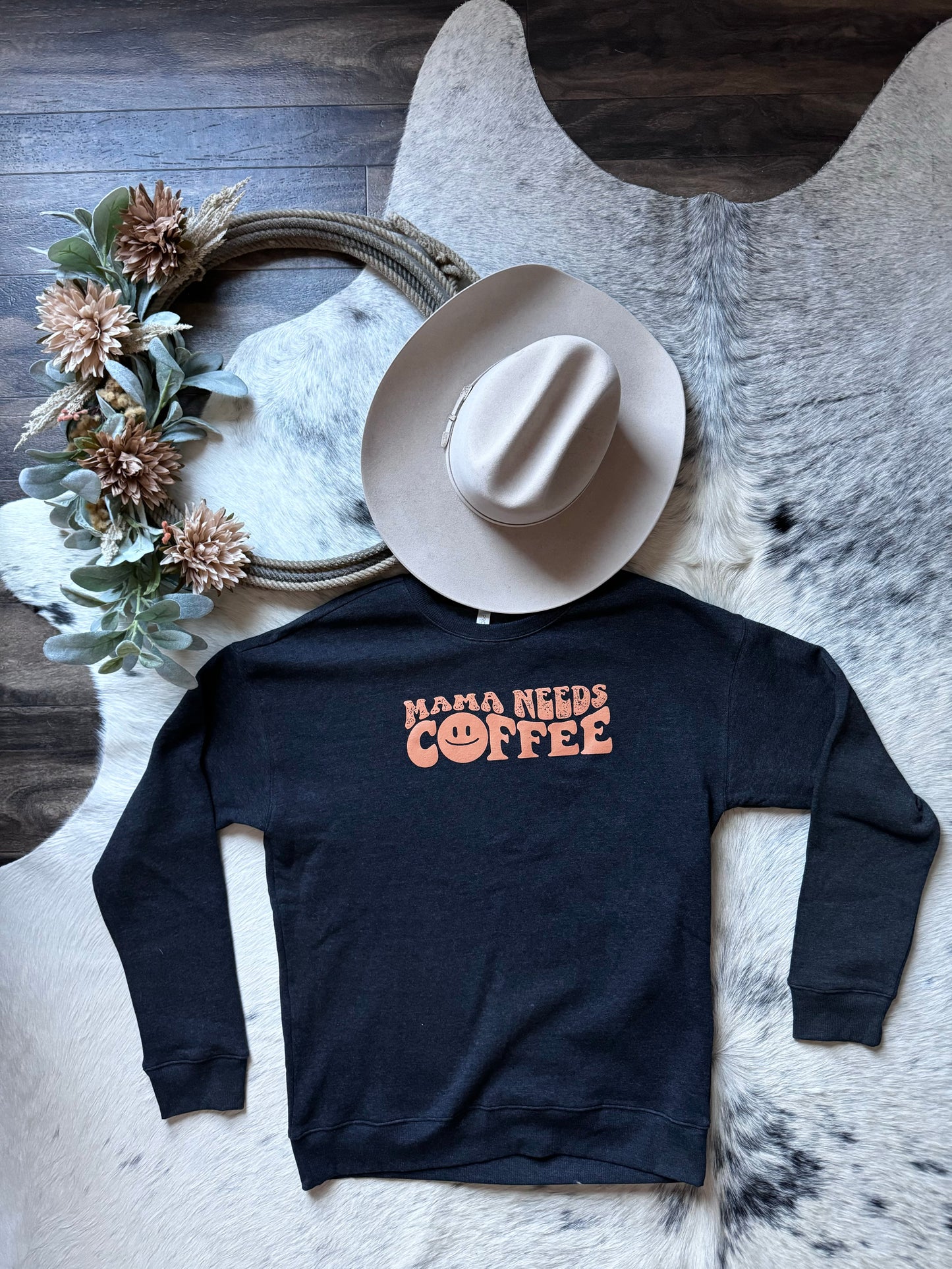 Mama Needs Coffee Graphic Sweatshirt