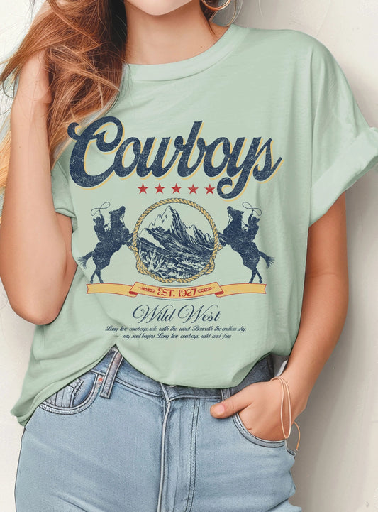 Cowboy Wild West Graphic Tee