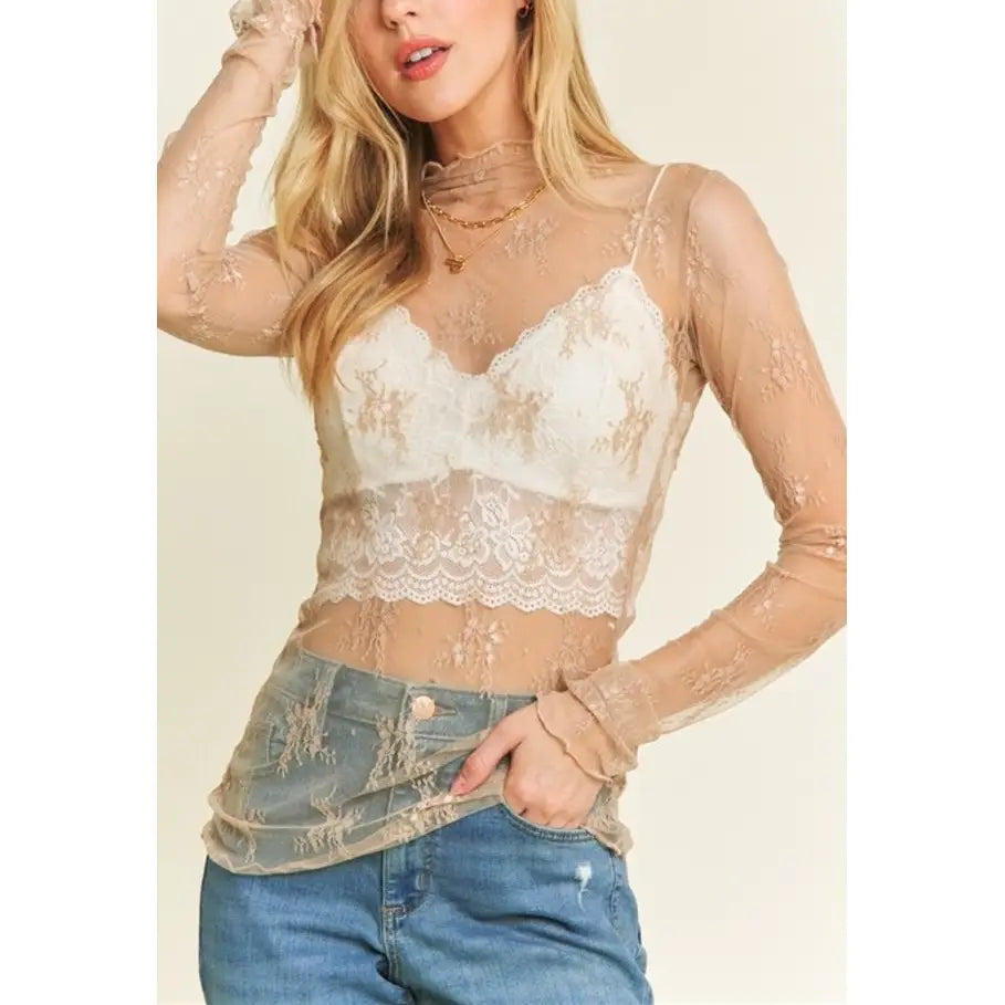 Lace Layering Top