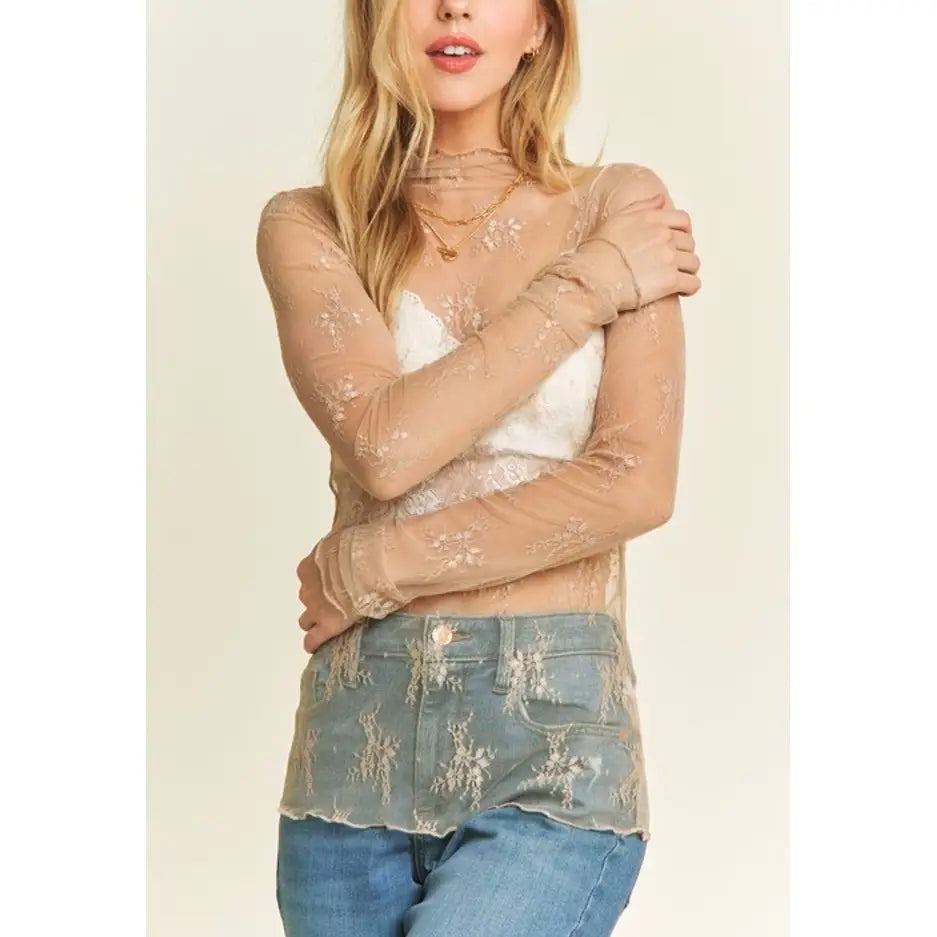 Lace Layering Top